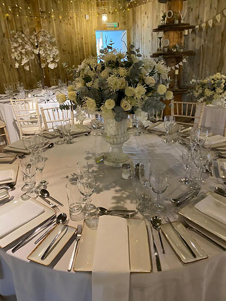 Linen hire for hospitality venues